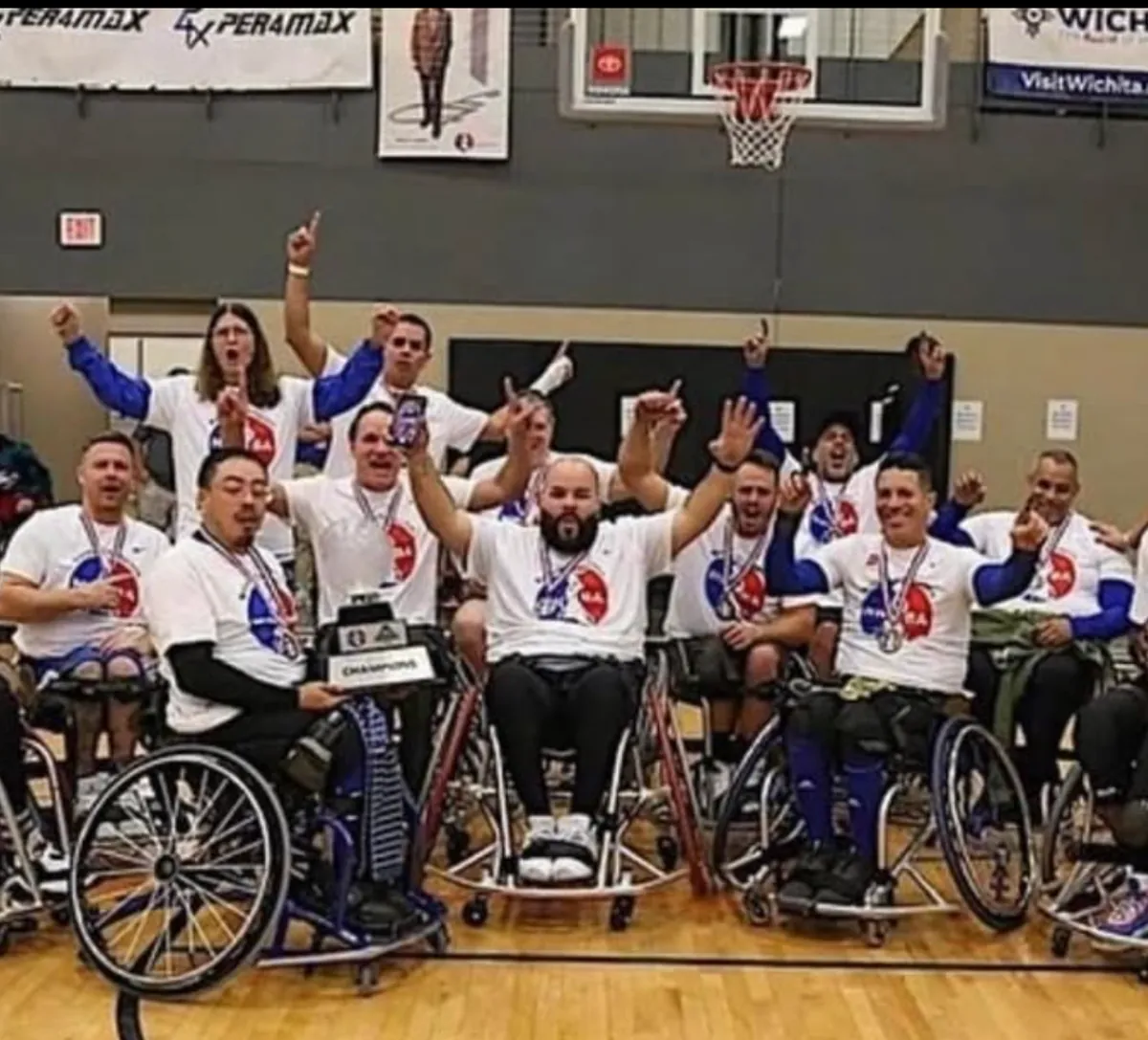 NWBA wheelchair basketball championship team